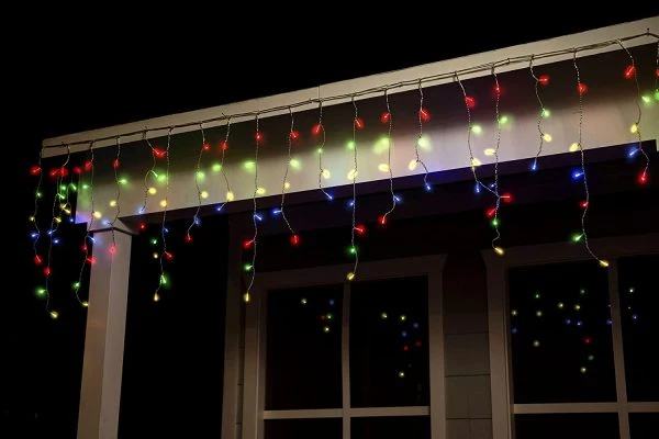 672 LED Color Changing Christmas Icicle Lights 49.6ft 2 672 LED Color Changing Christmas Icicle Lights 49.6ft - Image 2
