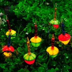 7 LED Multicolor Christmas Bubble String Lights 7ft