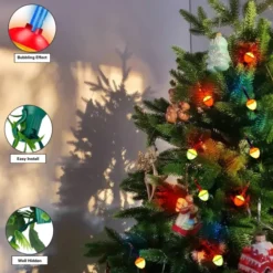 9 LED Multicolor Christmas Bubble String Lights 8.8ft -Holiday Decor Store 8.8ft 9 Count Multicolor Christmas Bubble String Lights 2 result 600x600 1