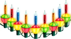 9 LED Multicolor Christmas Bubble String Lights 8.8ft -Holiday Decor Store 8.8ft 9 Count Multicolor Christmas Bubble String Lights 3 result 600x338 1