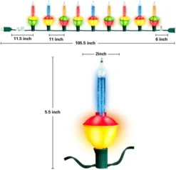 2x9 LED Multicolor Bubble String Lights 8.8ft 9 2x9 LED Multicolor Bubble String Lights 8.8ft -Holiday Decor Store 8 2b48b085 a18e 4c60 9d4c 6cfbaede0a4b 600x577 1