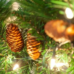 50 Lights Carolina Pine Artificial Garland 9ft -Holiday Decor Store 9 ft Carolina Pine Artificial Garland with 50 Lights amp Decorations 5 result 600x600 1