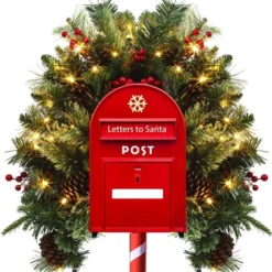 Pre Lit Christmas Mailbox Swag 36in 11 Pre Lit Christmas Mailbox Swag 36in -Holiday Decor Store 91EDlWgoGFL. AC SL1500 600x600 1