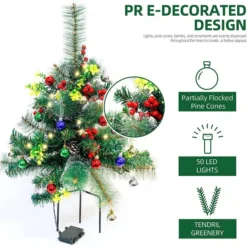 2pcs Christmas Tree Pathway Lights Set 24.5in -Holiday Decor Store 91Et8KVE03L. AC SL1500 1 600x600 1