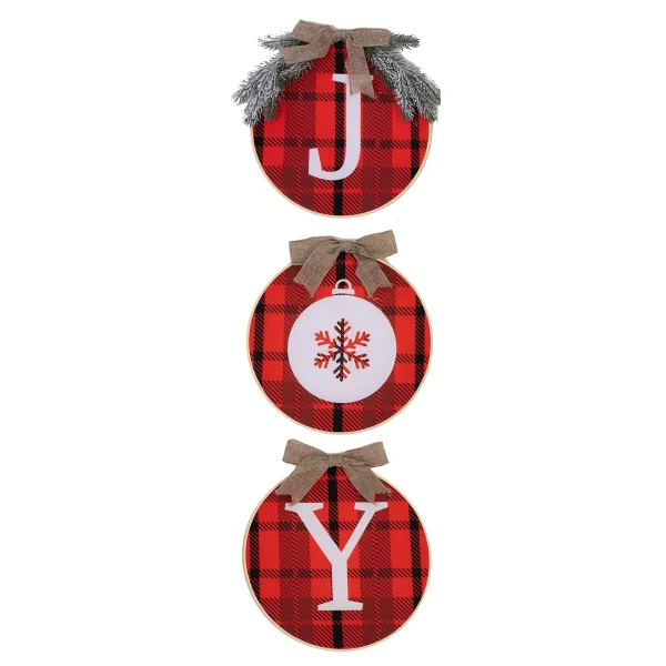 Christmas Buffalo Plaid Joy Sign 3 Christmas Buffalo Plaid Joy Sign - Image 3