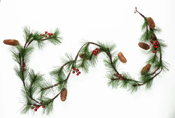 Holiday Garland With Decorations 6ft 1 Holiday Garland With Decorations 6ft