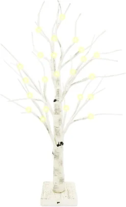 24 LED Centerpiece Tabletop Bonsai Tree 24in -Holiday Decor Store LED Birch Tree with 24 Warm White Lights 24in 3 result 600x987 1