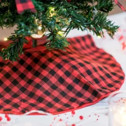 50 LED Pre Lit Artificial Mini Christmas Tree 24in -Holiday Decor Store Prelit Tabletop Christmas Tree with Tree Skirt and Decoration Kits 24in 4 result 600x600 1