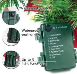 Prelit Tabletop Christmas Tree With Warm White Light 22in -Holiday Decor Store Prelit Tabletop Christmas Tree with Warm White Light 22in 2 600x579 1