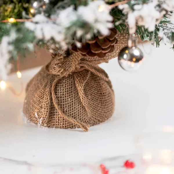 50 LED Prelit Tabletop Christmas Tree With String Lights 24in 5 50 LED Prelit Tabletop Christmas Tree With String Lights 24in - Image 5