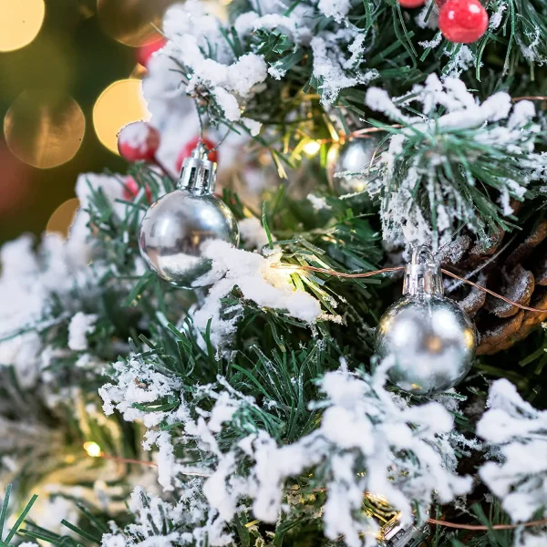 50 LED Prelit Tabletop Christmas Tree With String Lights 24in 6 50 LED Prelit Tabletop Christmas Tree With String Lights 24in - Image 6