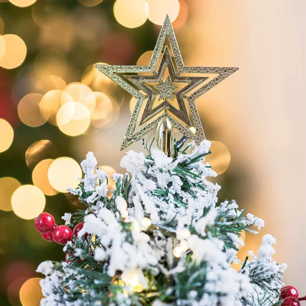 Prelit LED Artificial Mini Christmas Tree 5 Prelit LED Artificial Mini Christmas Tree - Image 5