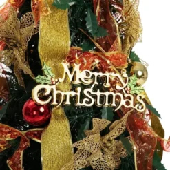 6ft Push Bubble Up Christmas Tree With Lights And Decorations -Holiday Decor Store Pull Up Christmas Tree with Accessories 6ft 3 600x600 1