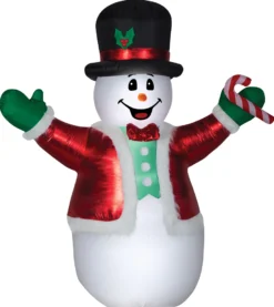 8.5' Airblown Giant Deluxe Snowman Inflatable Christmas Yard Decor