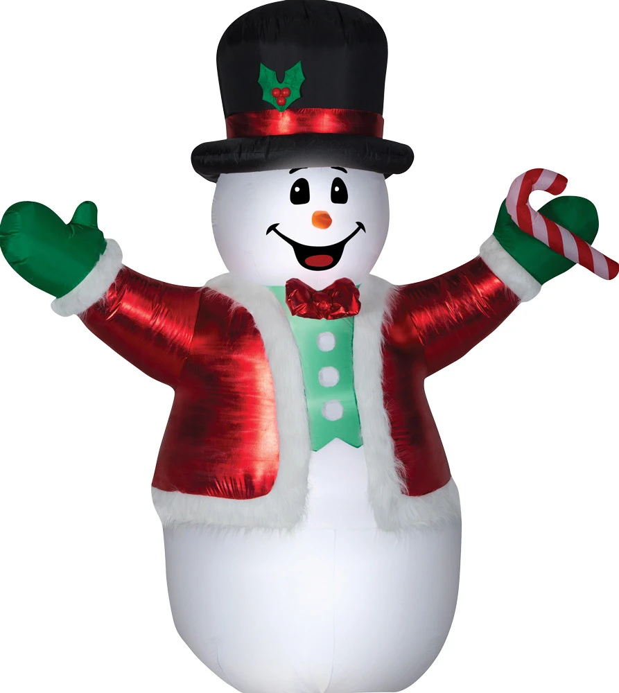 8.5' Airblown Giant Deluxe Snowman Inflatable Christmas Yard Decor 1 8.5' Airblown Giant Deluxe Snowman Inflatable Christmas Yard Decor