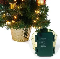 Table-top Christmas Tree With Tree Topper 23in -Holiday Decor Store Table top Christmas Tree with Tree Topper 23in 3 600x589 1