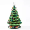 Pre Lit Ceramic Tabletop Christmas Tree 15in