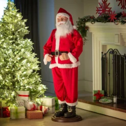 Life Size Animated Dancing Singing Santa Claus Christmas Decoration Prop