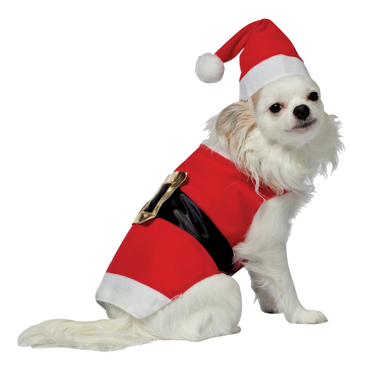 Pet Santa Claus Saint Nick Dog Christmas Costume Suit 1 Pet Santa Claus Saint Nick Dog Christmas Costume Suit