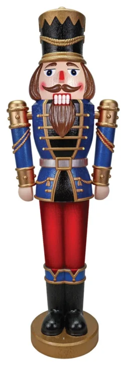 68" Tall LED Lights Change To Music Nutcracker Christmas Decor Decoration Prop