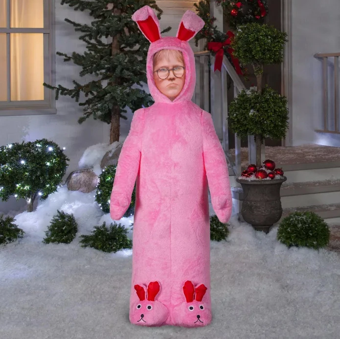 6' Airblown Ralphie Christmas Story Fuzzy Plush Pink Bunny Inflatable Yard Decor 1 6' Airblown Ralphie Christmas Story Fuzzy Plush Pink Bunny Inflatable Yard Decor