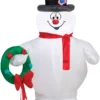 42" Airblown Frosty The Snowman Inflatable Christmas Yard Decor